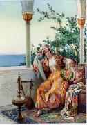 unknow artist Arab or Arabic people and life. Orientalism oil paintings 569 Sweden oil painting artist